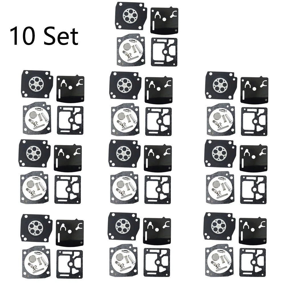 10x Carburetor Gasket Overhaul Kit for Stihl MS440 044 Chainsaw (RB-36)