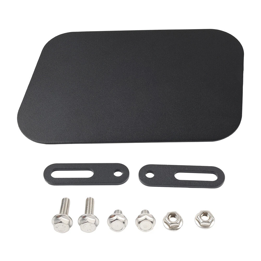 Left Side Number Plate Panel Cover for Motorcycle (Universal)