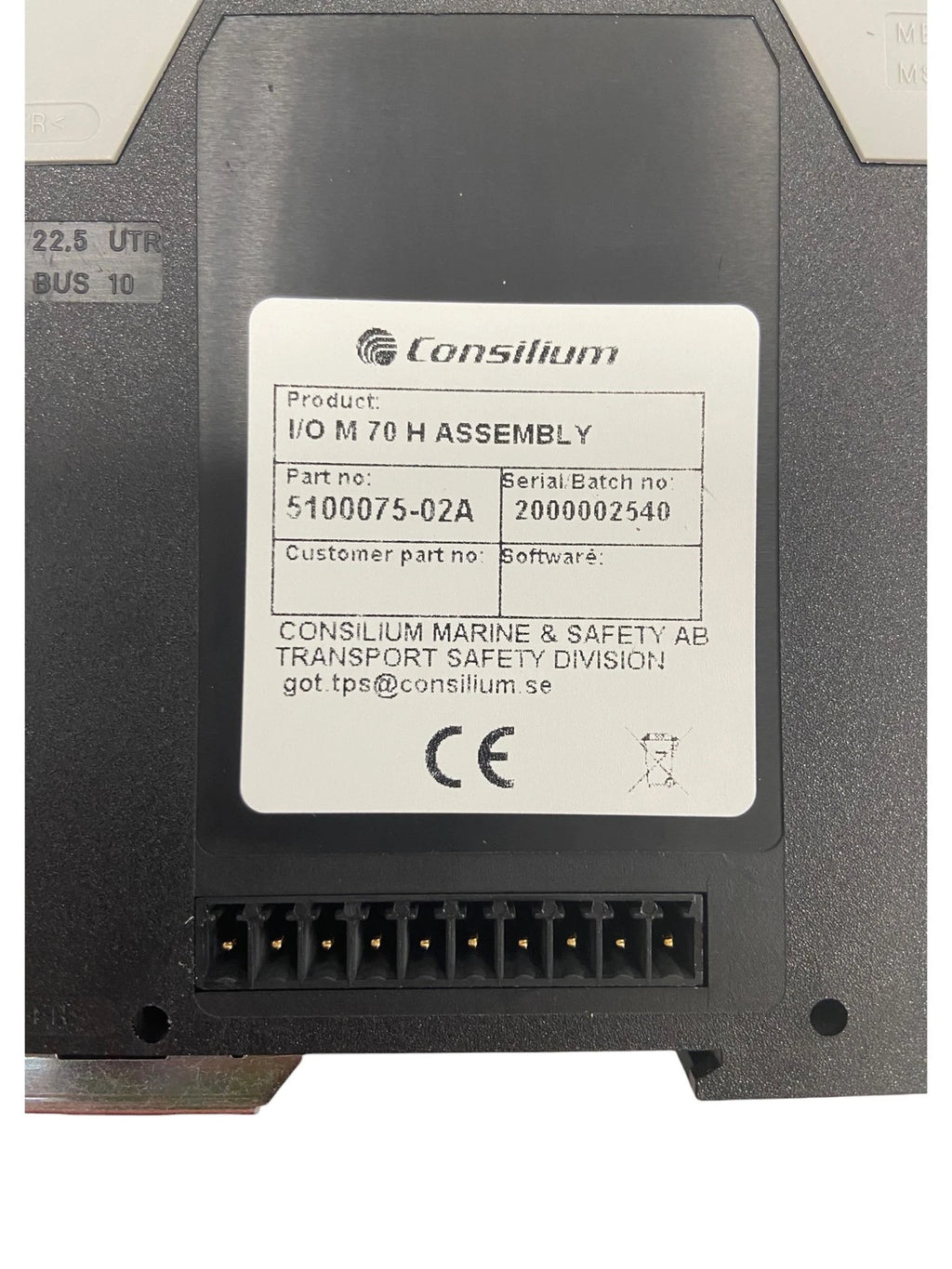 IO M 70 H Assembly Module for Consilium (5100075-02A)