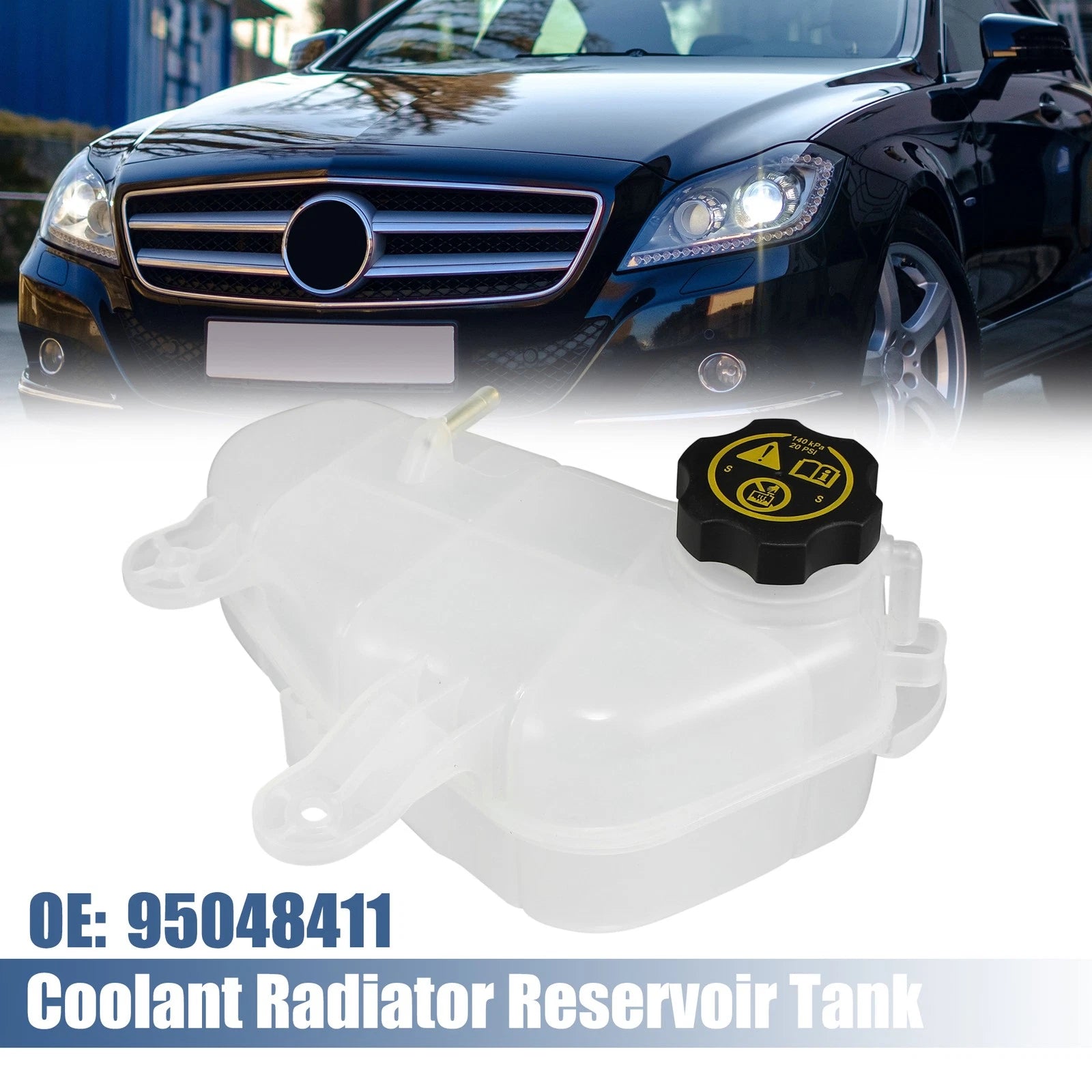 Coolant Reservoir Tank with Cap for Chevrolet Sonic (2012–2014)
