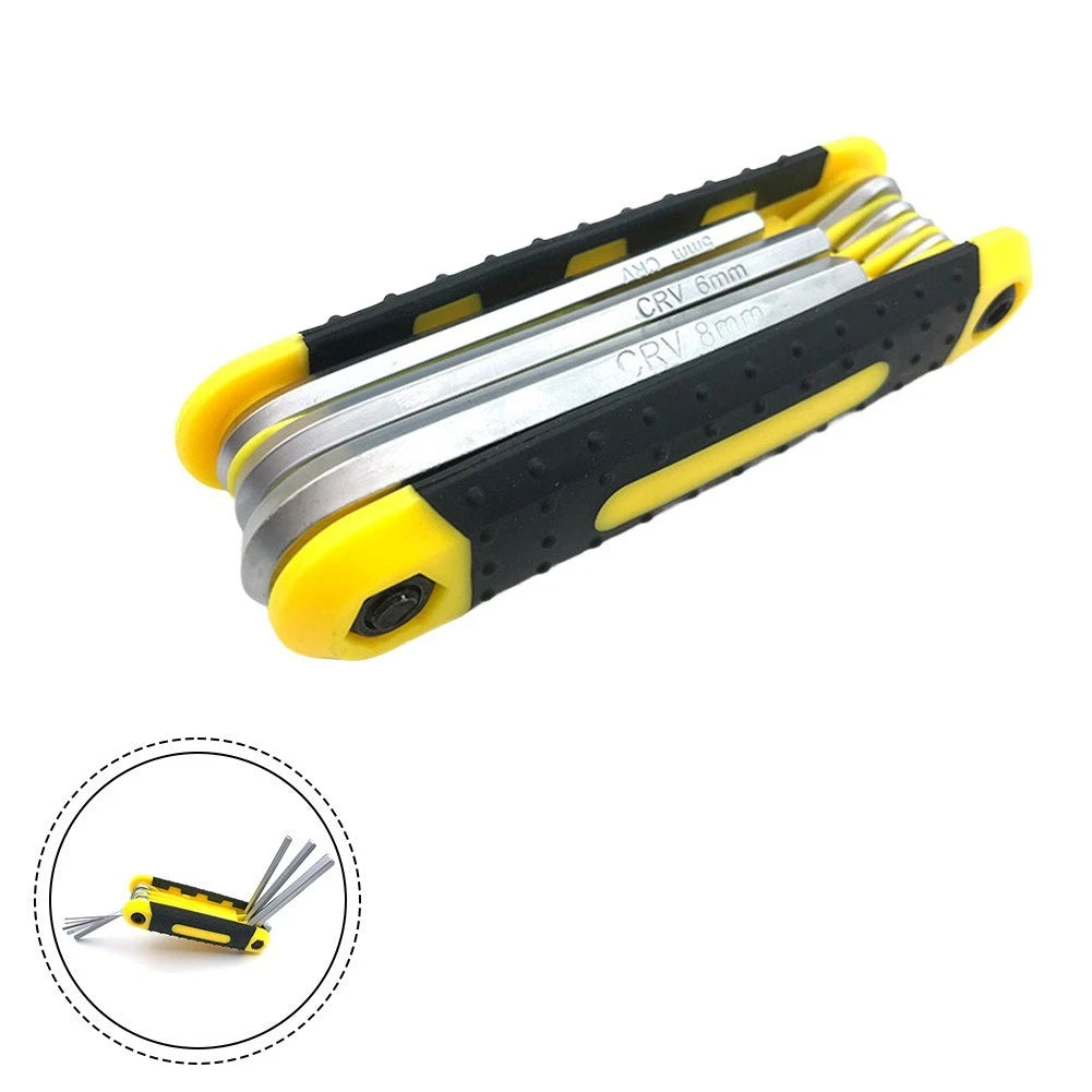 Folding Hex Key Set for Automotive Repair and Maintenance