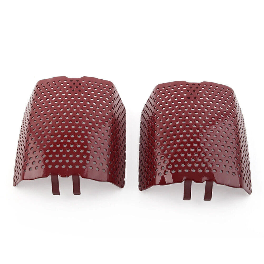 2Pcs Steel Front Caliper Screen Inserts for Harley V-Rod & Touring (2006–2019)