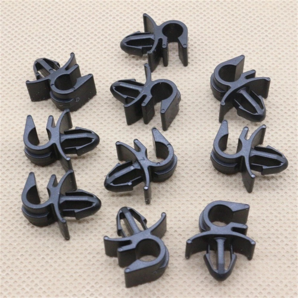 10x Hood Latch Release Cable Clip Retainer For 96-17 Jeep Dodge Chrysler 4814094