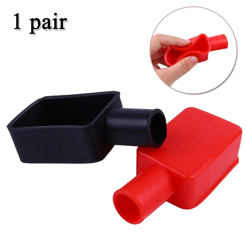 2X Battery Terminal Boots for Car Marine (Insulating Protector Covers)
