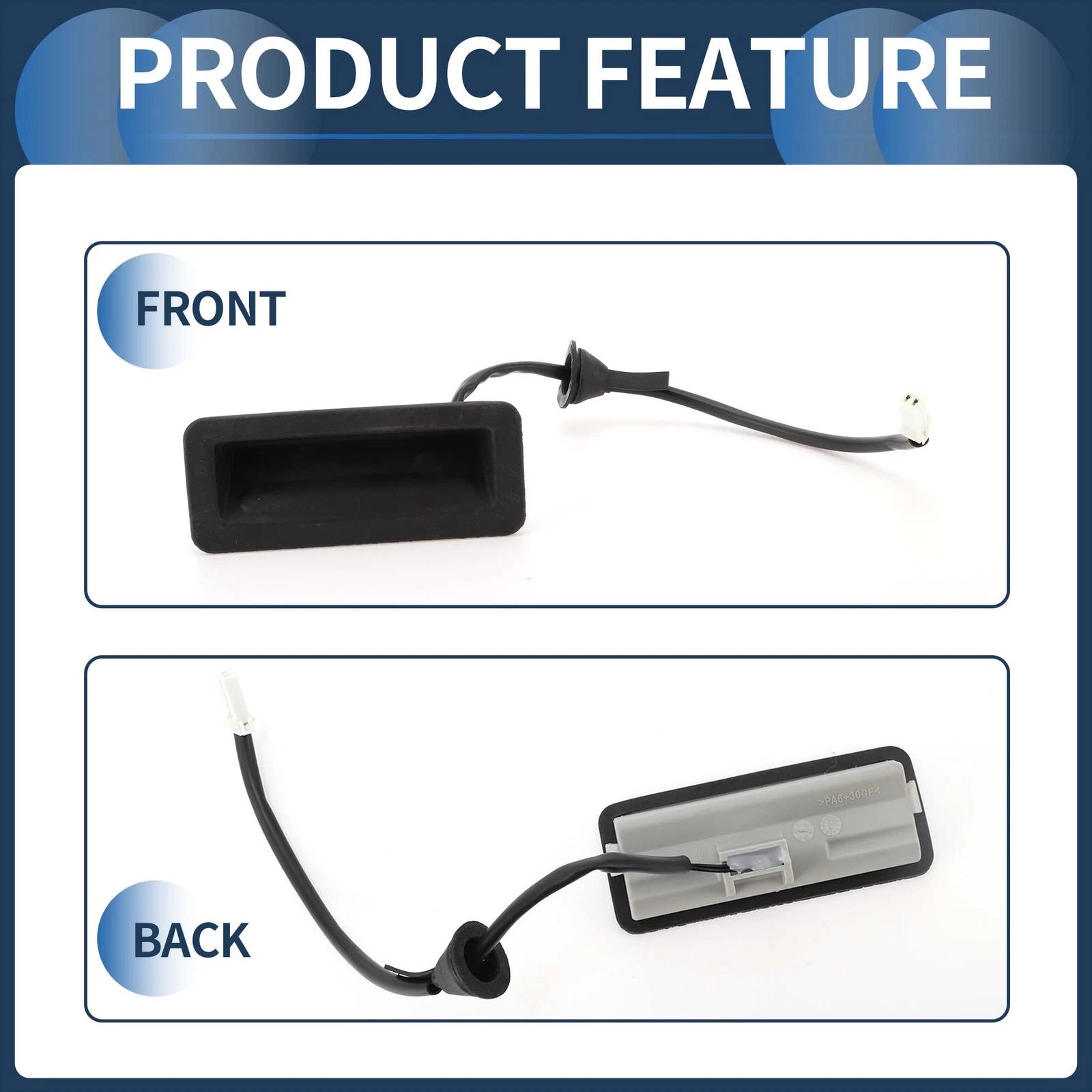 Tailgate Trunk Release Switch for Ford Focus II, C-MAX (No. 3M5119B514A)