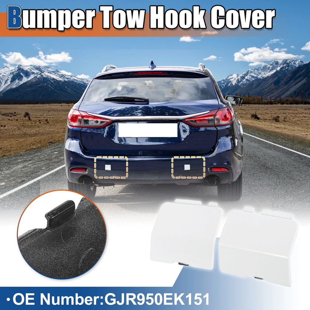 Rear Car Bumper Tow Hook Cover Replacement for Mazda 6 (2014–2015)