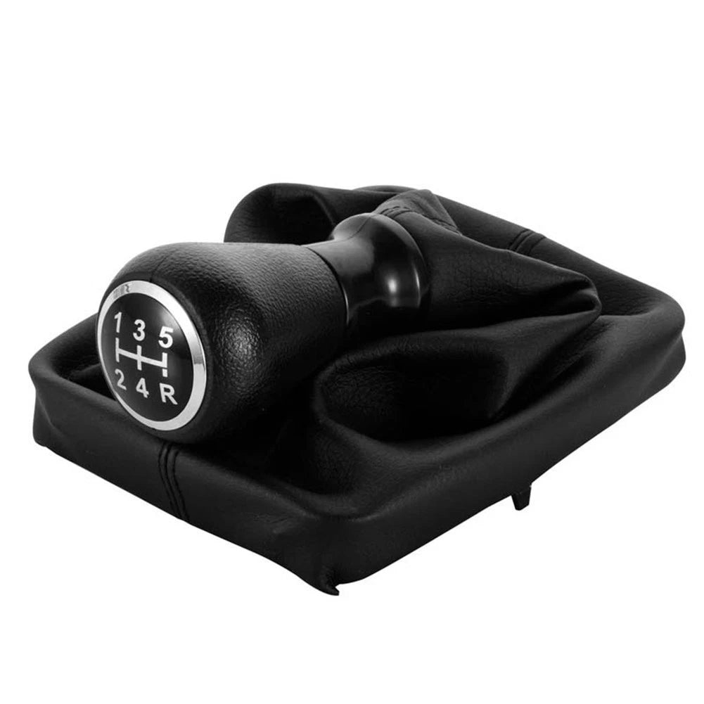 Leather Gear Shift Knob and Boot Cover for Peugeot 206 406