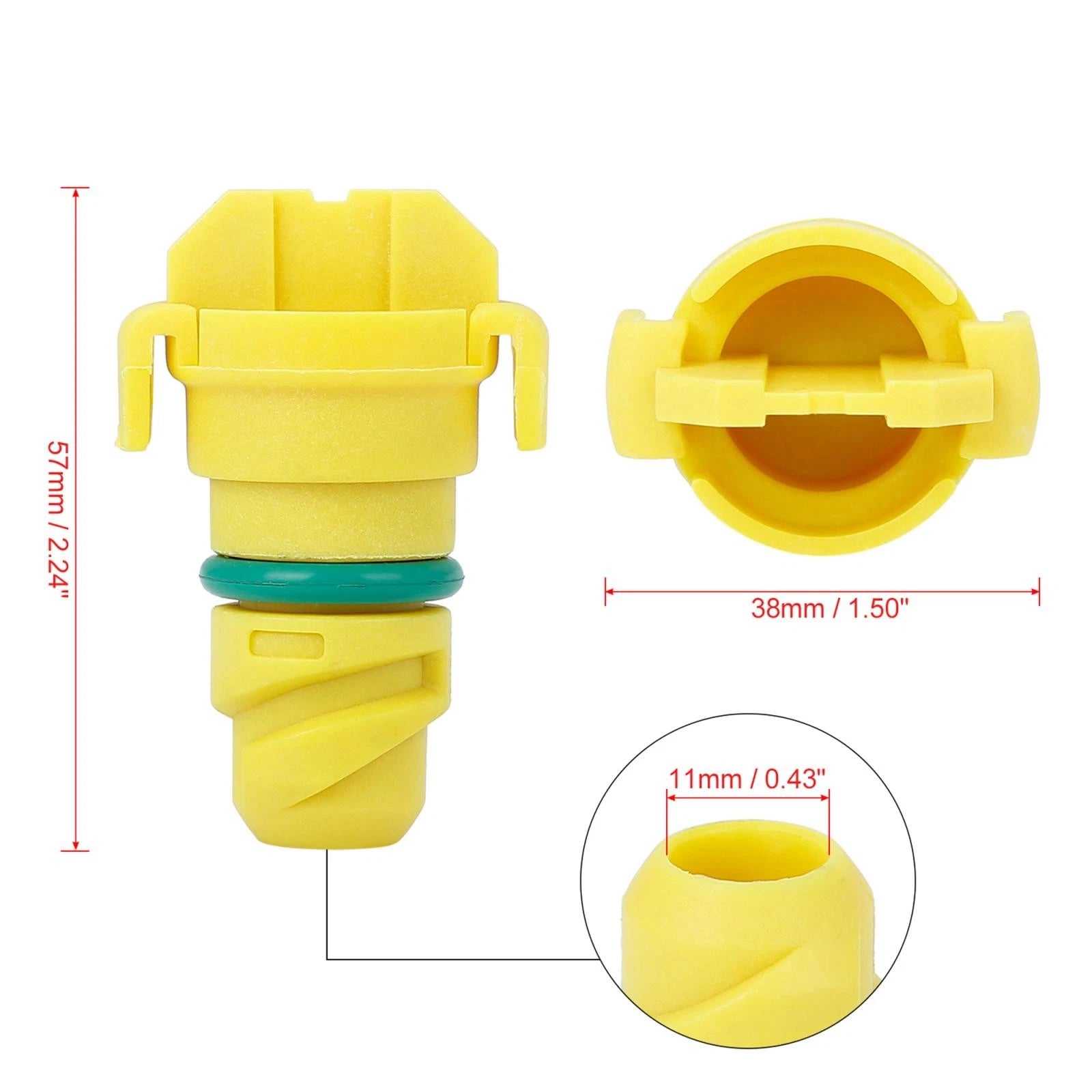 2PC Oil Drain Plug Replacement for Ford F150 2015–2018