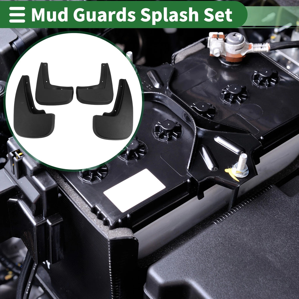Mud Flaps Splash Guards Front Set for Chevrolet Equinox (2010–2017) With Mount