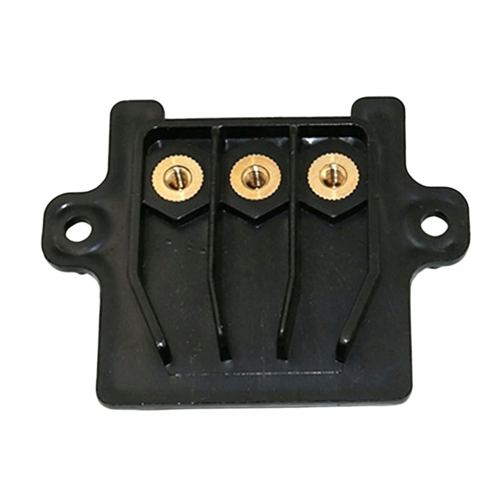 Three Phase Welding Power Junction Box with Cover & Brass Contacts