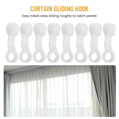 50pcs Curtain Hooks for Curtain Track Rail Runners