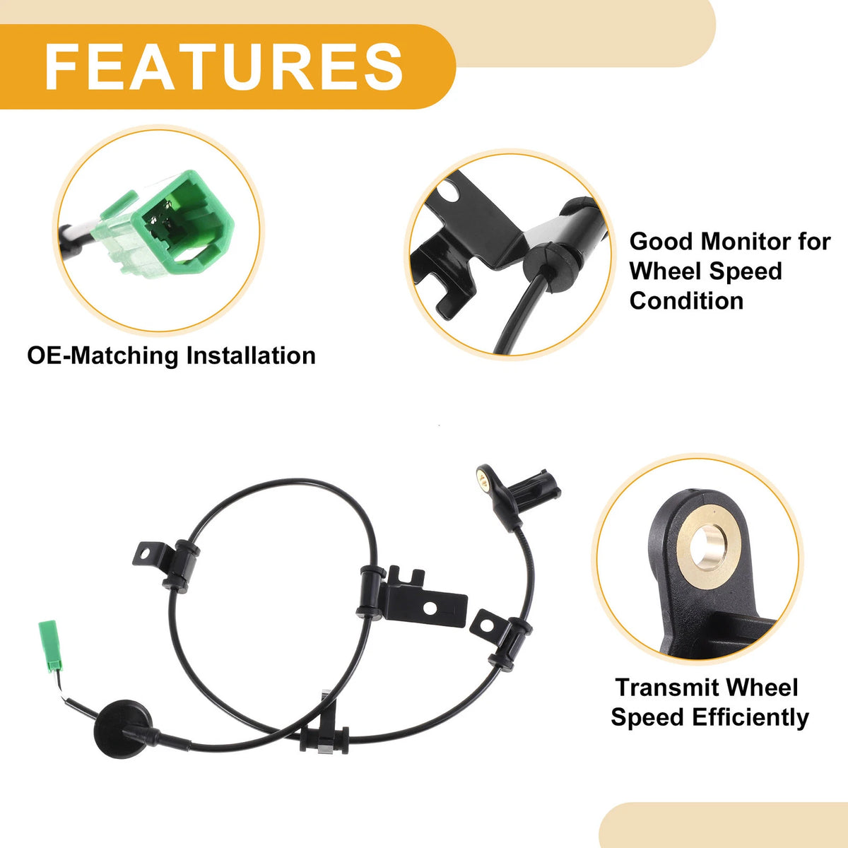 ABS Wheel Speed Sensor No. 9L8Z2C191A for Ford Escape (2001–2012)