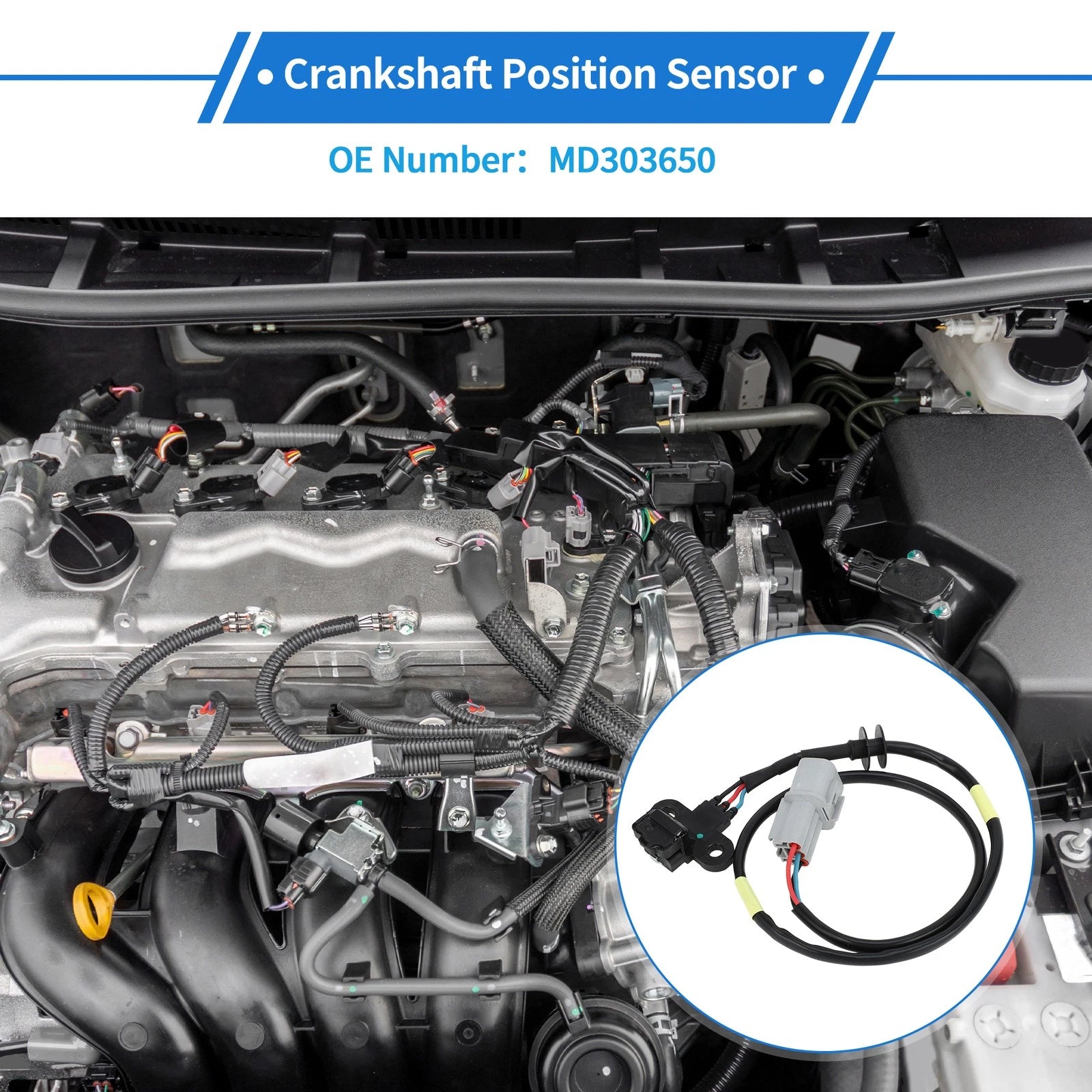 Crankshaft Position Sensor Replacement for Mitsubishi Pajero 3.0 V6 (1994–1999)