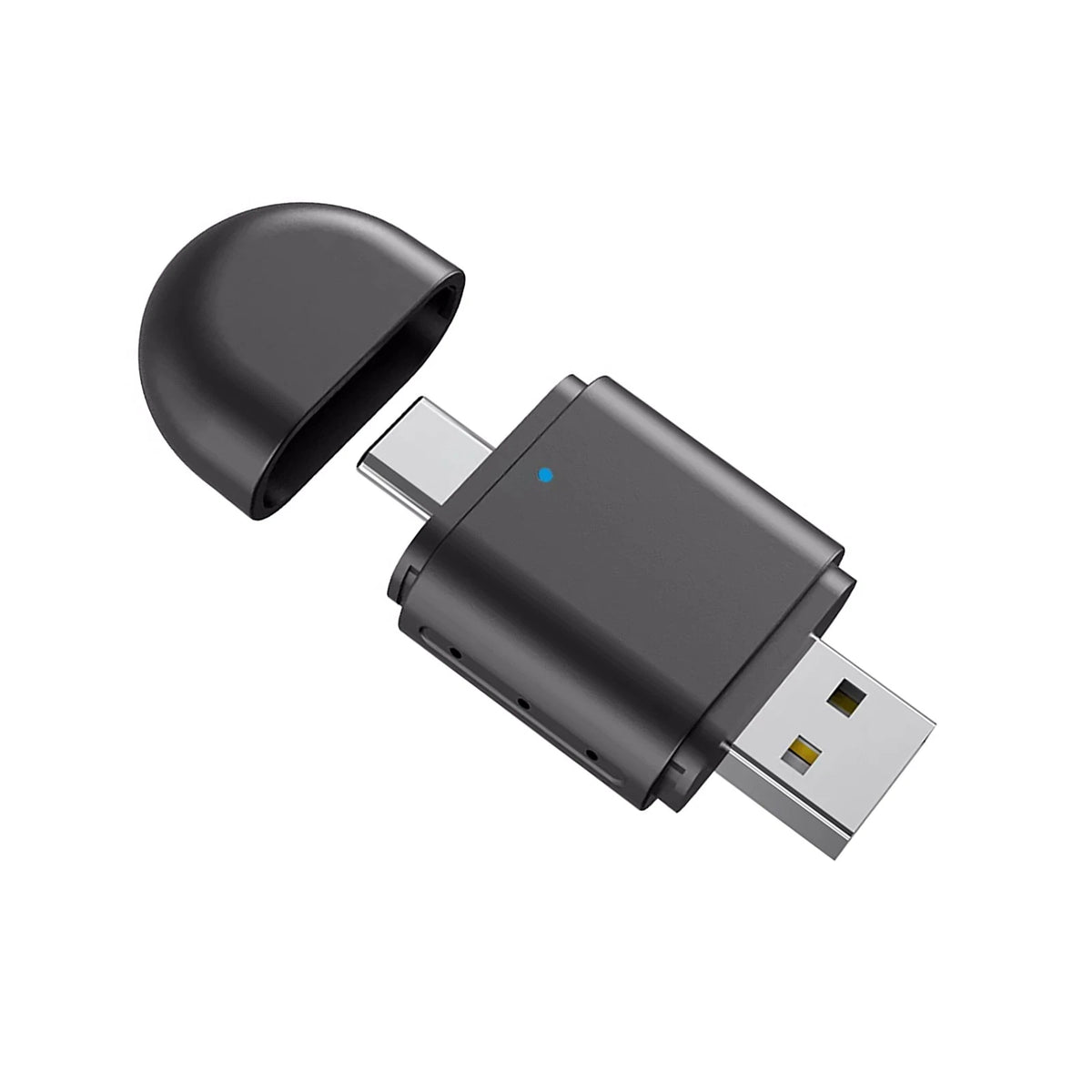 2 in 1 Mini Wireless Adapter for Carplay & Android Auto USB-A/Type-C