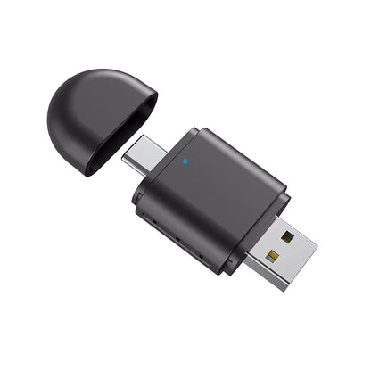 2 in 1 Mini Wireless Adapter for Carplay & Android Auto USB-A/Type-C