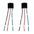 2X Headlight Bulb Socket Connector for (12/24V)