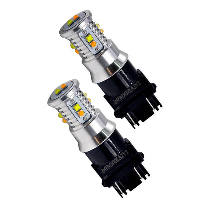 2X LED Turn Signal Lights Switchback 3157 for Chevy Silverado 1500 (1999–2013)