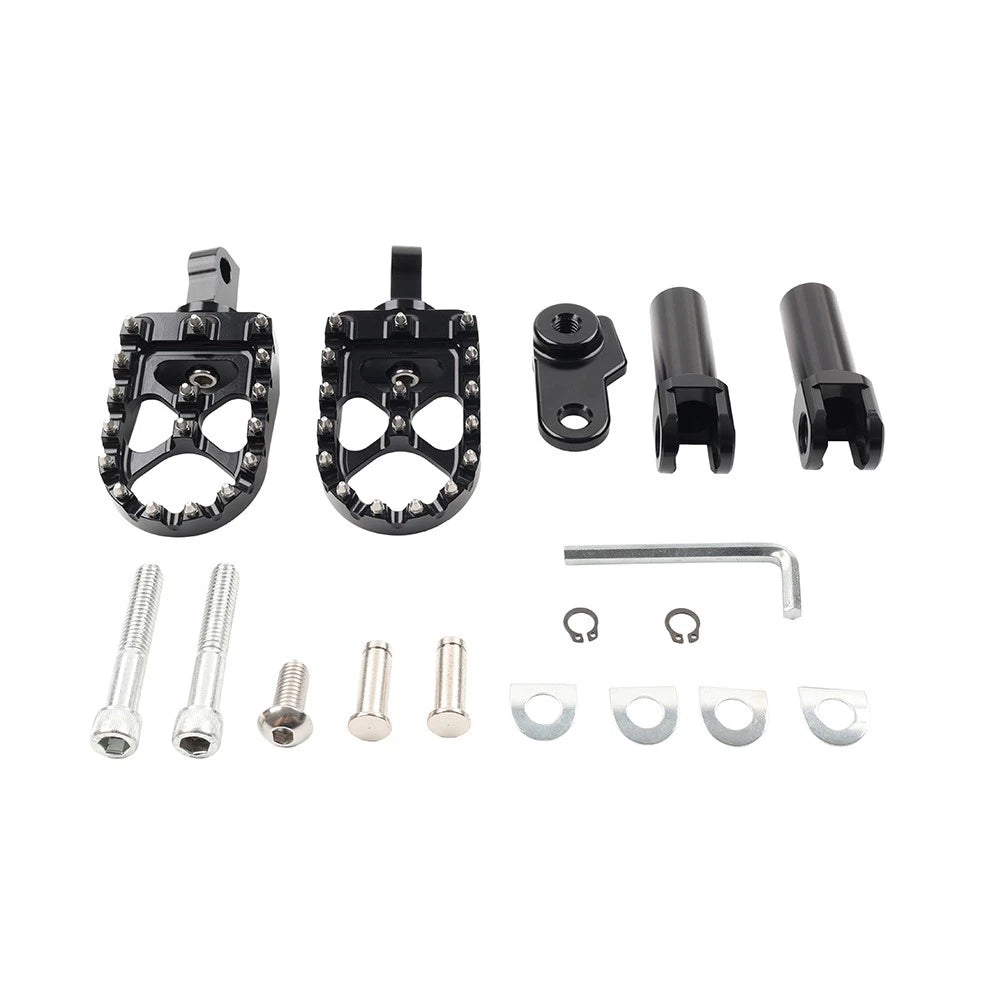 4-Hole Rear Foot Peg Passenger Pedals for Harley Softail Slim FLS (2012–2017)