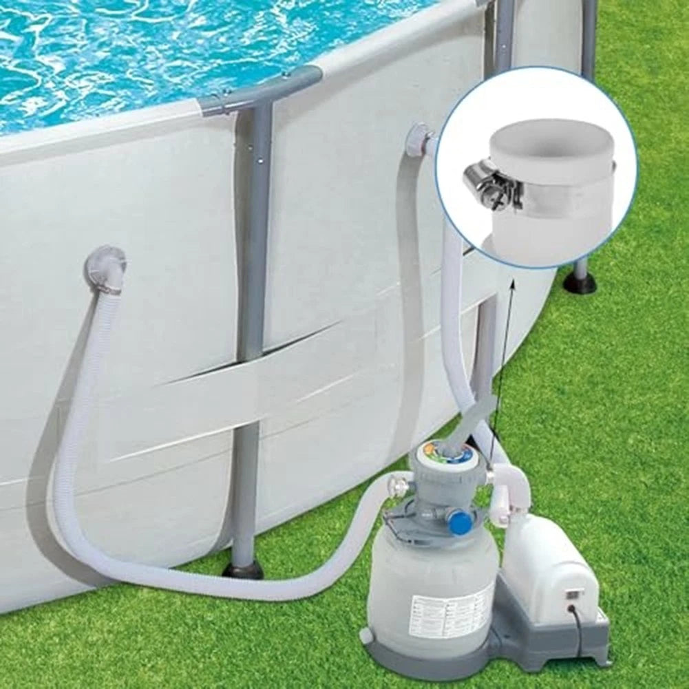 Pool Hose Connector Set with Stainless Steel Clamps for Enhanced Reliability