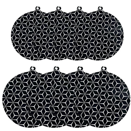 4 Pack Silicone Mats for Induction Cooktops (Scratch & Heat Resistant)