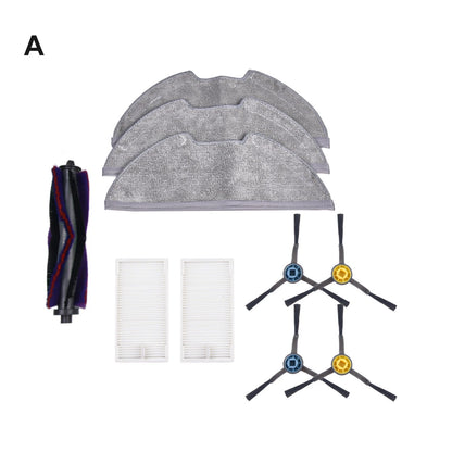 Set of 4 Side Brush Filter Mop Cloth for Eureka NERE10s E10S