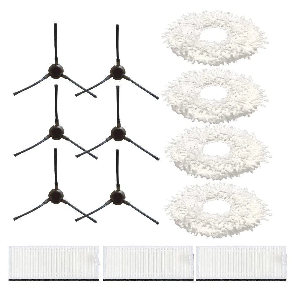 Anti-tangle Brushes for Robot Vacuum (Pristine Home Environment)