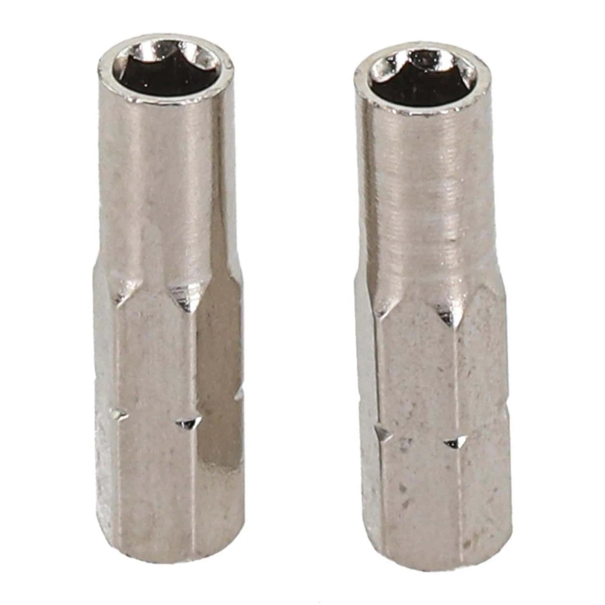 2pcs 6.35mm Insert Bit Adapter to 4mm Hex Shank for Electric Screwdriver