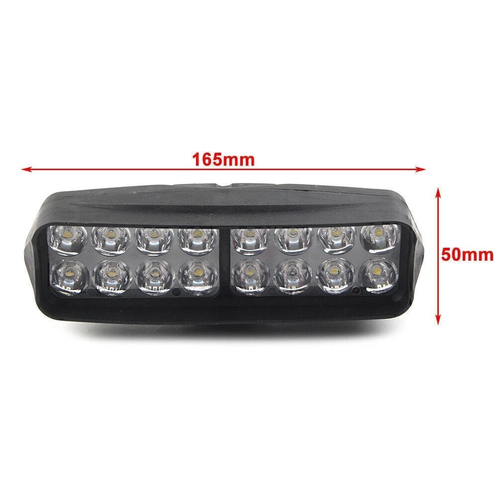 2X 16-LED Headlight Bulbs for UTV ATV (Universal)