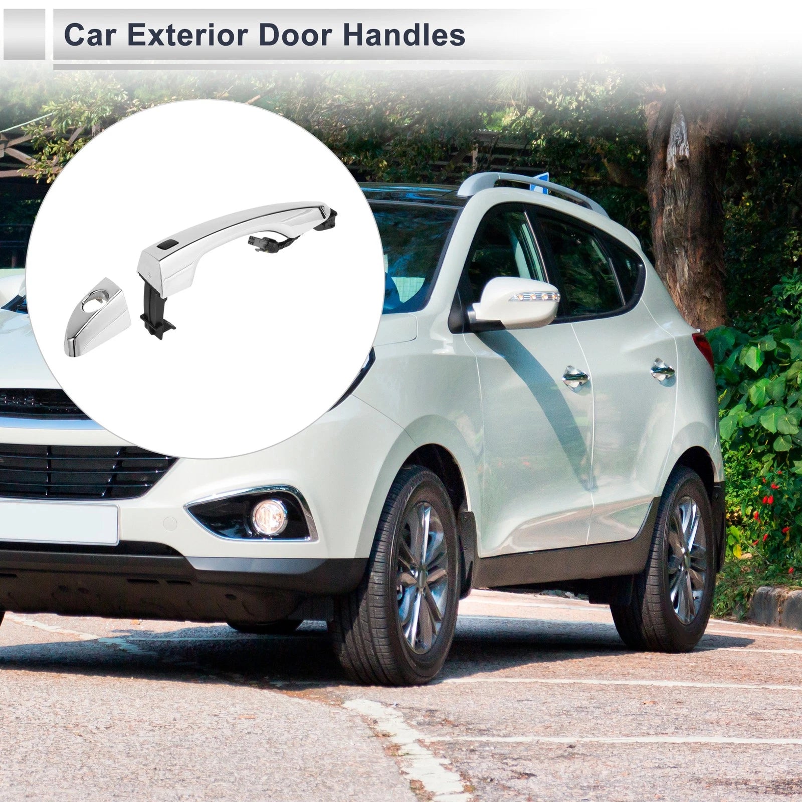 Front Left Exterior Door Handle Replacement for Hyundai Tucson 2016-2020