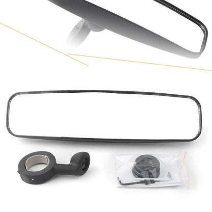 1.75" UTV Wide Rear View Mirror For ROUND ROLL BAR Polaris RZR Arctic Cat
