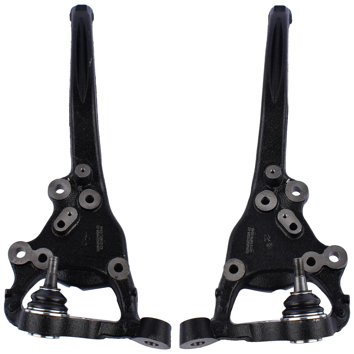 Pair of 5168421AF Front Steering Knuckles for Chrysler 300 Dodge Challenger Charger (2005–2023)