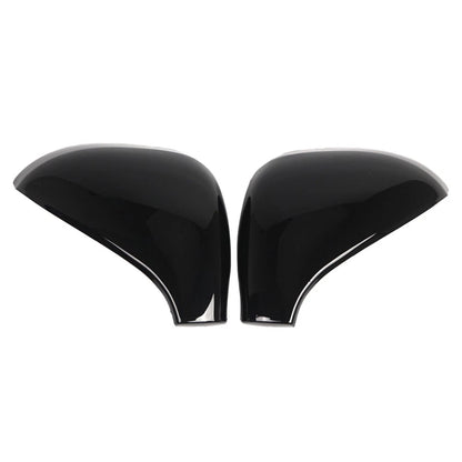 Glossy Black Side Rear View Mirror Cover Cap for Peugeot 207 (2006–2015)