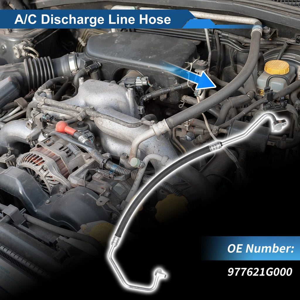 A/C Refrigerant Liquid Hose OEM Replacement for Hyundai Accent (2006–2011)