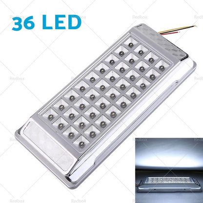 2X 12V LED Down Light Cabin Ceiling Lamp for RV Caravan
