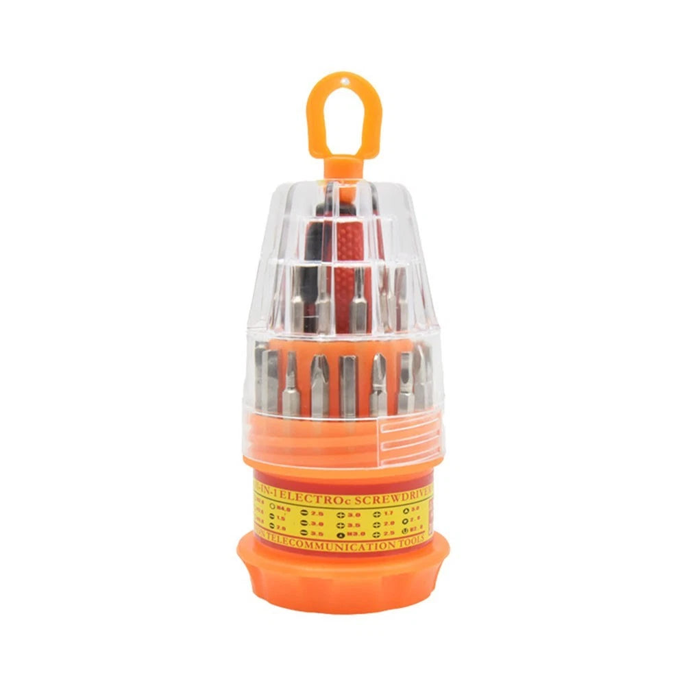31 in 1 DIY Screwdriver Bit Set with Ratchet Handle