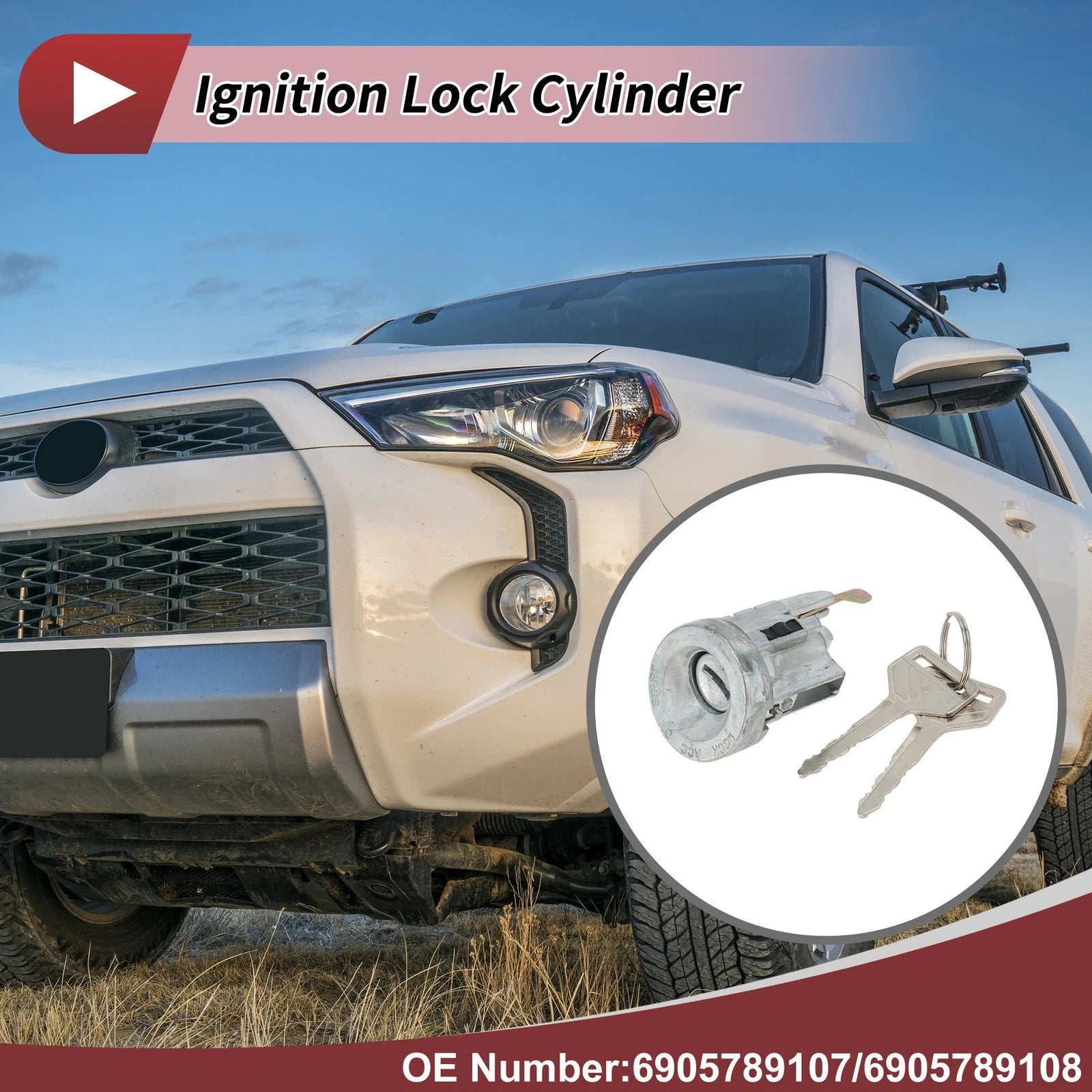Ignition Lock Cylinder for Toyota Pickup (1984–1987) Replacement