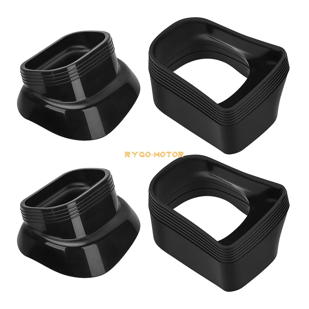 Set of 4 Ram Air Intake Duct Rubber Boots for Suzuki GSXR GSX-R 600 750 (1996–2000)
