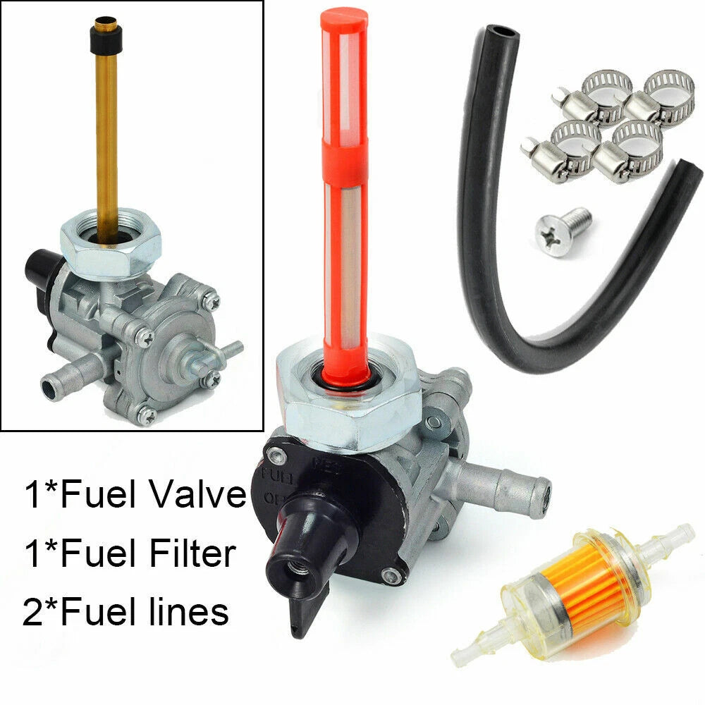 Fuel Vacuum Petcock for Honda VTX1300C VTX1300R VTX1300S VTX1300T (2003–2009) 16950-MEM-674