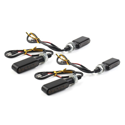 LED Mini Turn Signal Amber Light for Cafe Racer Bobber (Fitment Specific)