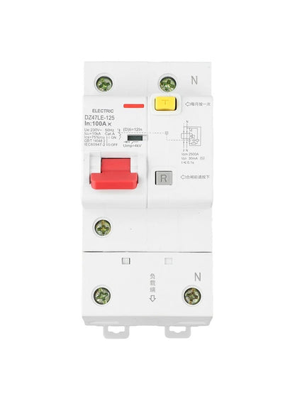 100A Circuit Breaker for DZ47LE 1P N
