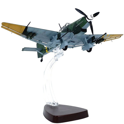 Diecast Alloy German Stuka JU-87G2 Attack Plane Model (1/72 Scale)