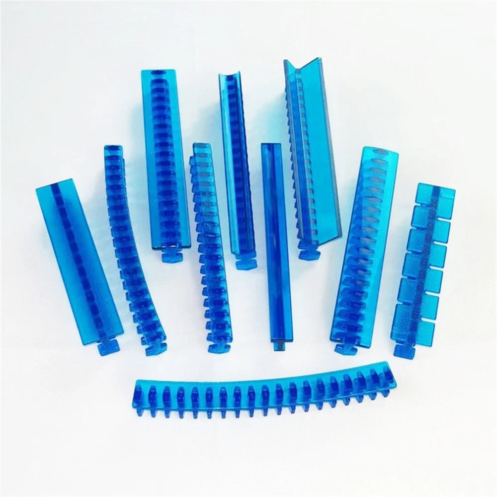 10x Car Body Paintless Dent Repair Tool Pulling Crease Tabs Dent Puller Tab Blue