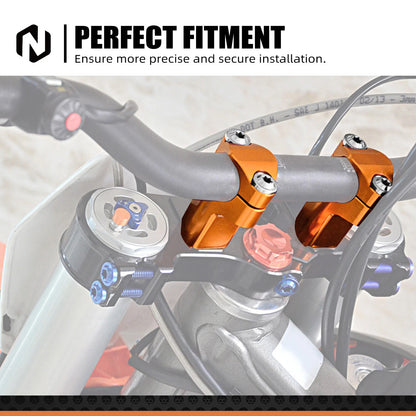 CNC 52mm Handlebar Riser Clamp for KTM SX SXF XC XCF XCW EXC (2010–2023)