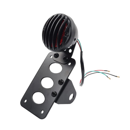 Side Mount License Plate Bracket with Brake Light for Harley