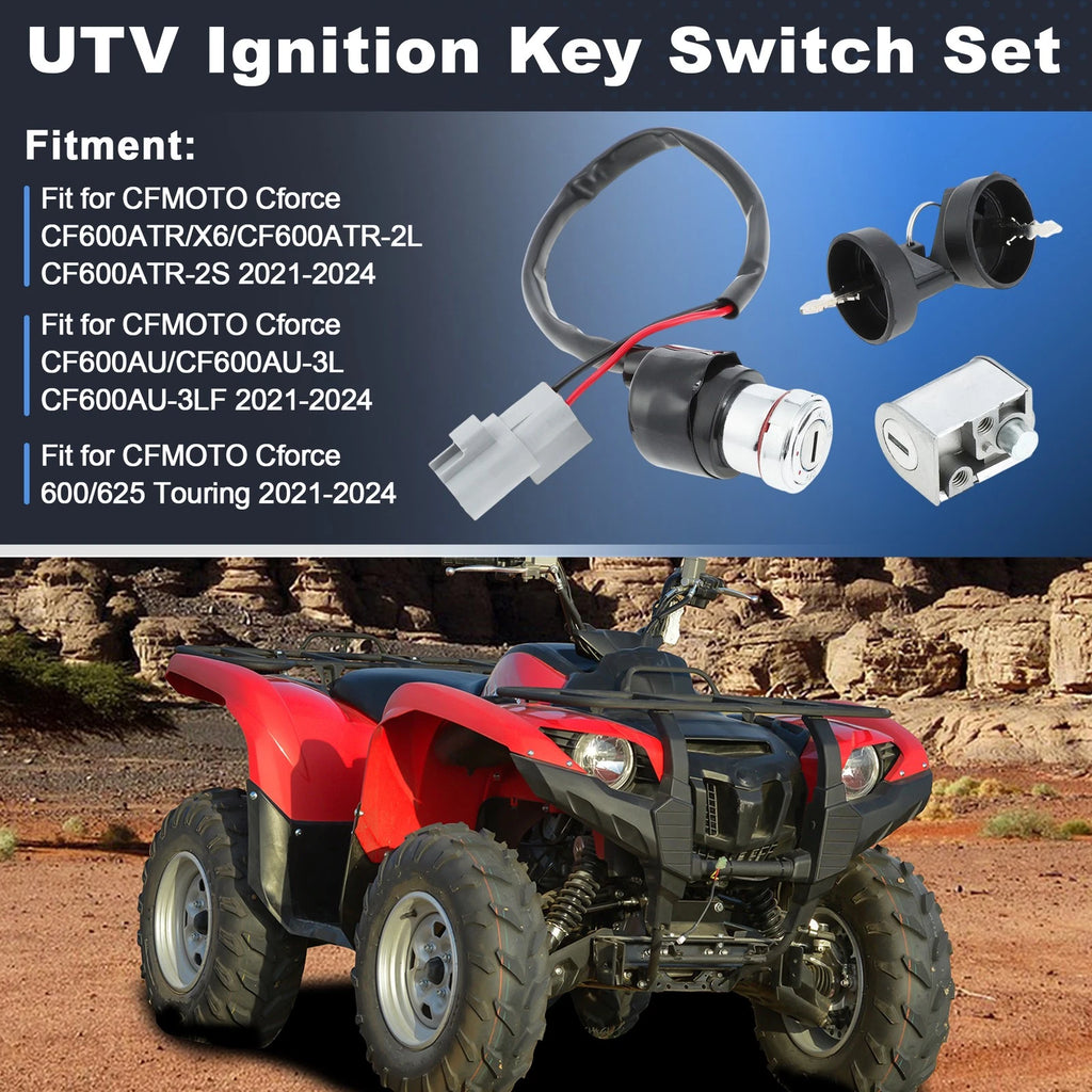 Ignition Lock Switch Key Set for CFMOTO CFORCE 600 625 (2015–2023) 9DS0101006002