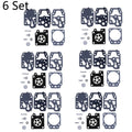 Set of 6 Carburetor Gasket Repair Kit for Homelite Blower Trimmer (K10-WYC)