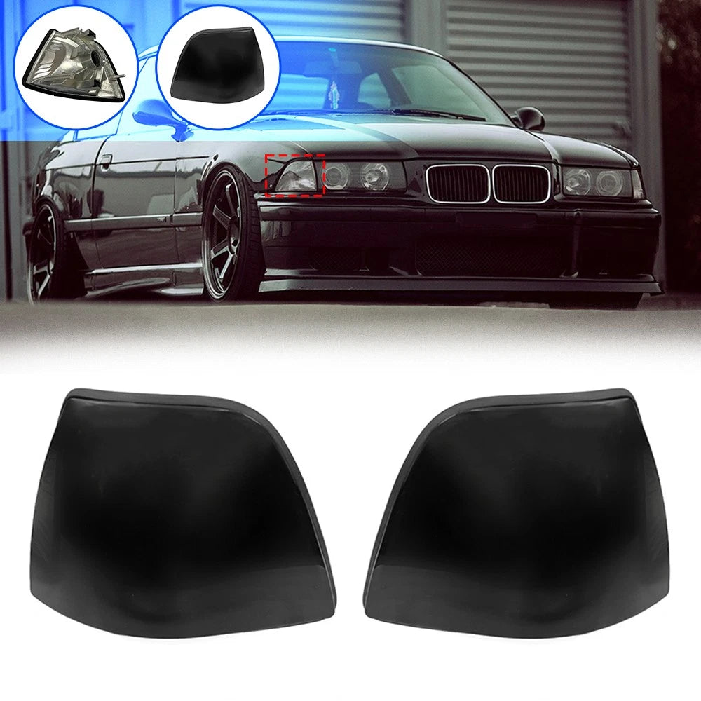 Smoked Parking Corner Signal Lights Pair for BMW E36 3-Series (1992–1999)