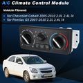 A/C Heater Climate Control Module Panel 599-141 for Chevrolet Cobalt (2005–2010)