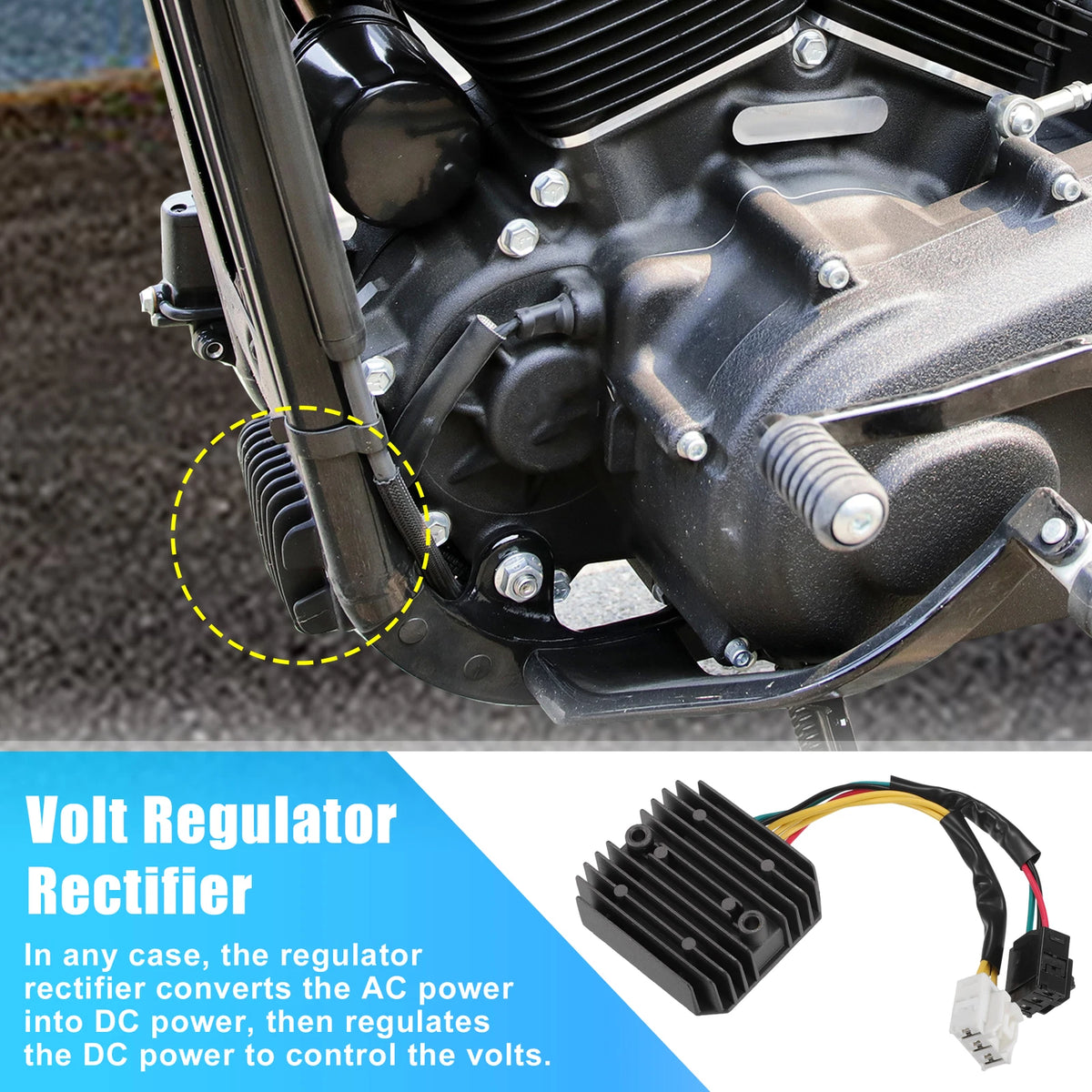 1 Pcs Voltage Regulator Rectifier for Honda SH125i (2005–2013) No. 31600KTF641