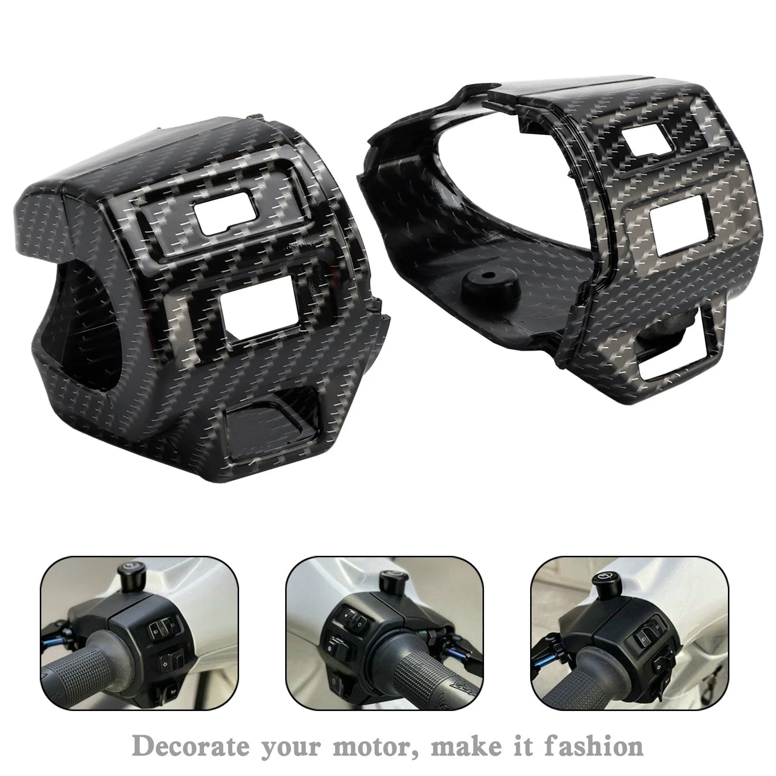 Handlebar Switches Cover Button for Sprint Primavera 125 150 (2014–2022) Carbon T9